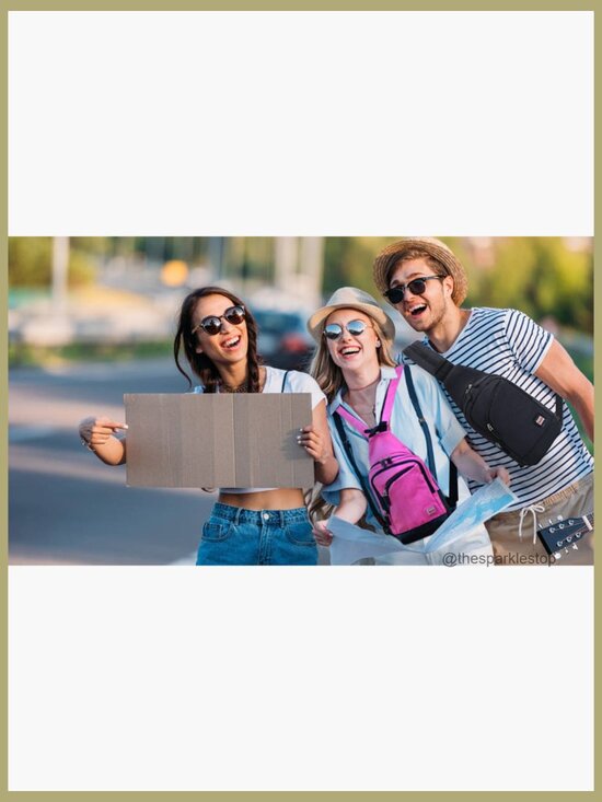 Convertible Sling Backpack Crossbody Chest Bag for Hiking Travel